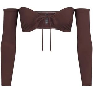 Skims Swim Long Sleeve Bikini Top